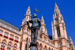 Bild zeigt das Wiener Rathaus
