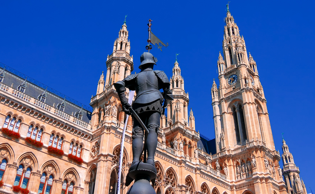 Bild zeigt das Wiener Rathaus