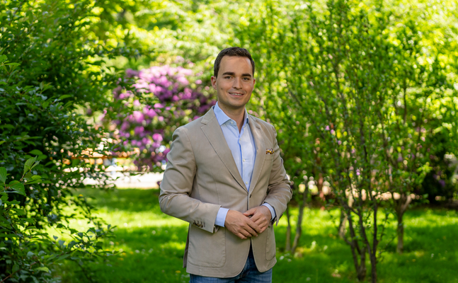 Bild zeigt den FPÖ-Wien Klubobmann Maximilian Krauss