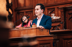 Bild zeigt Klubobmann Maximilian Krauss