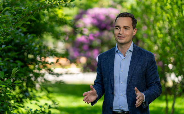 Bild zeigt Klubobmann Maximilian Krauss